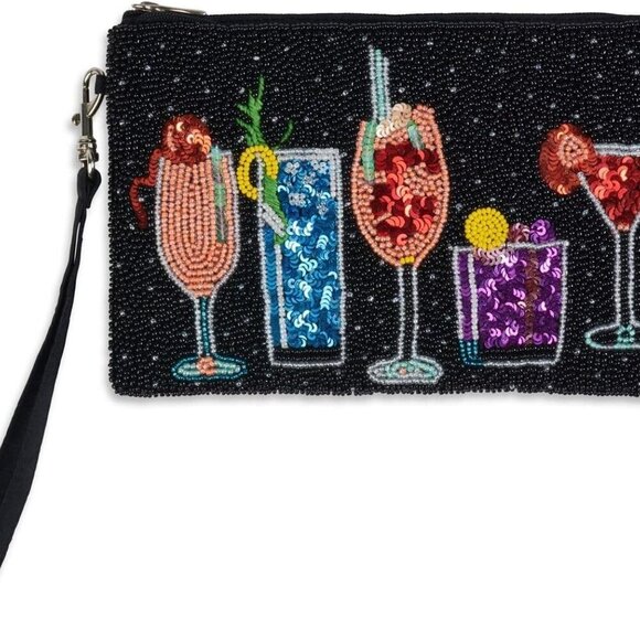 Company Cocktail Mingle Club Bag Multicolor Crossbody Wristlet Compact
